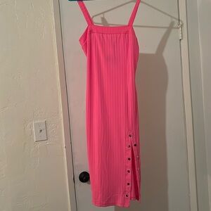 Hot Pink Stretchy Dress